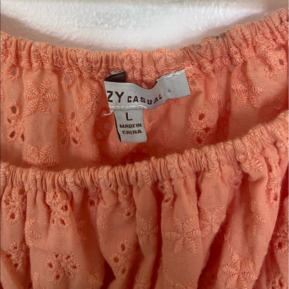 Floral Lace Print Crop Top - Picture 3 of 3